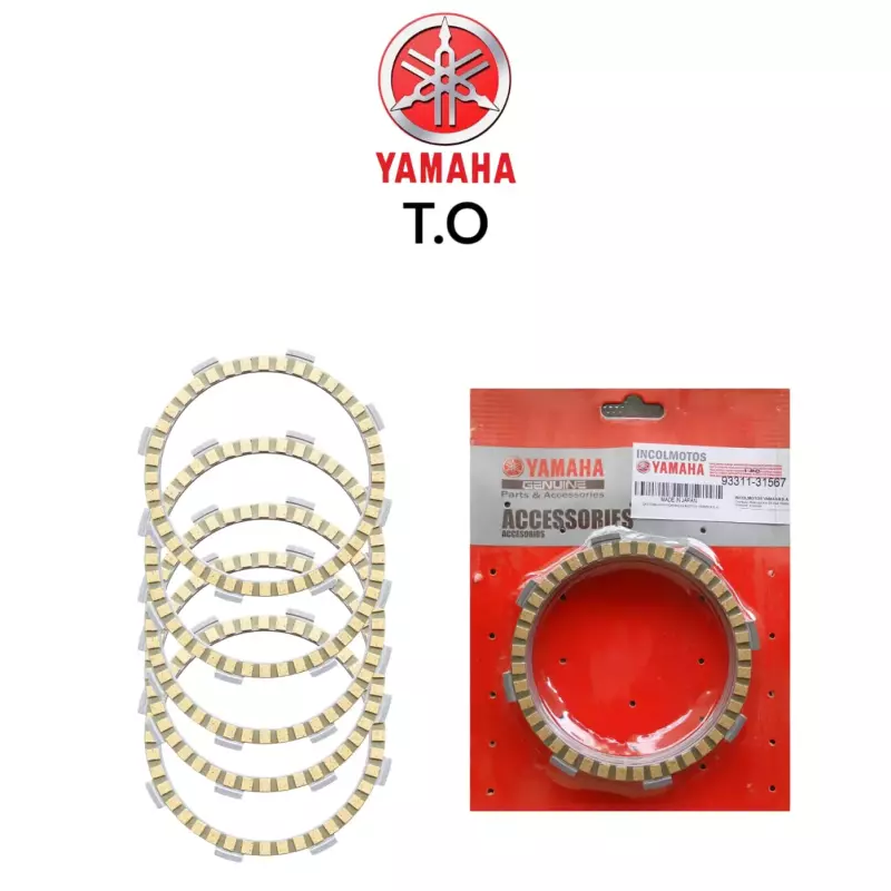 DISCO CLUTCH XTZ 150 BLANCO RACING T