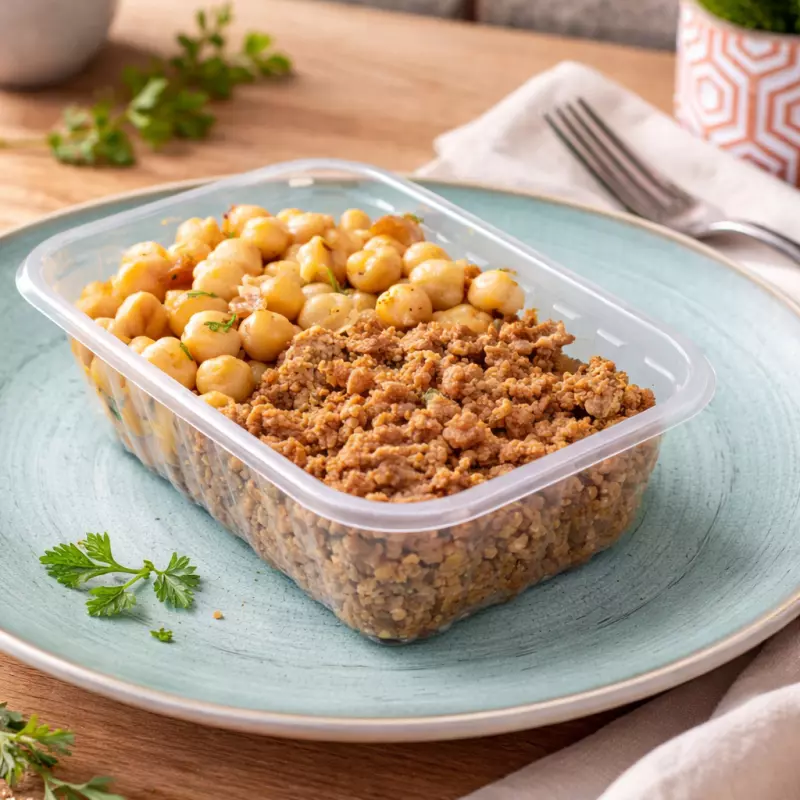 Maromba carne moída/grão de bico