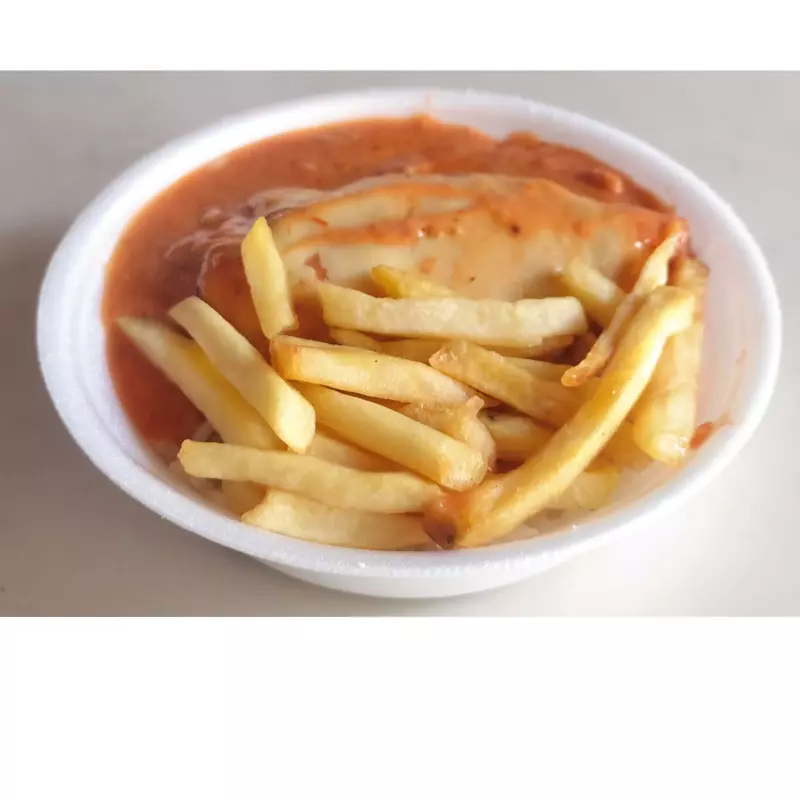 Parmegiana com batata frita