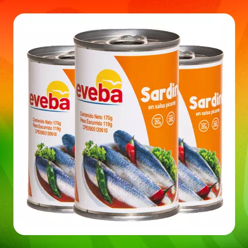 Bulto Eveba Sardina Picante 170g