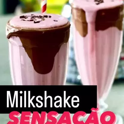 Milk shake sensação