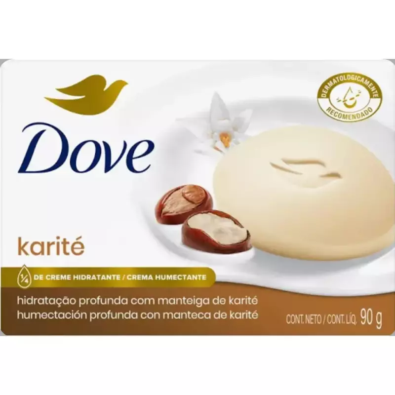 Jabón Dove barra karite 90grs
