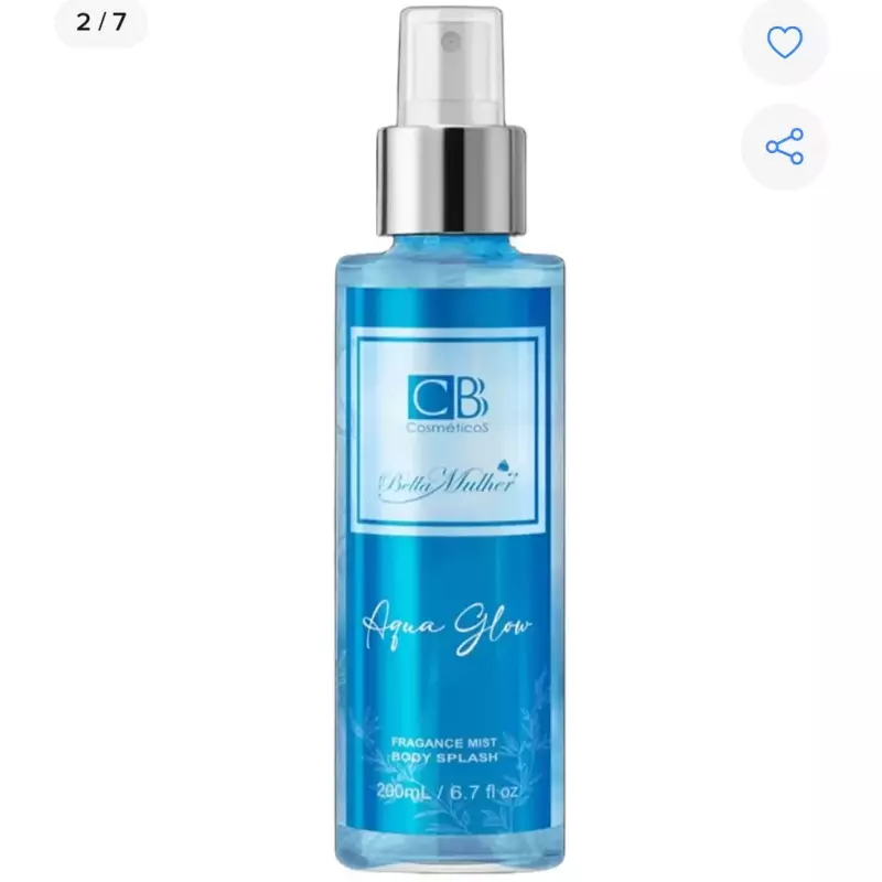 Body Splash Água Glow