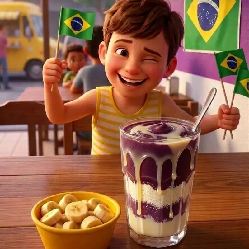 01 Vitamina de Açaí com Banana 300ml