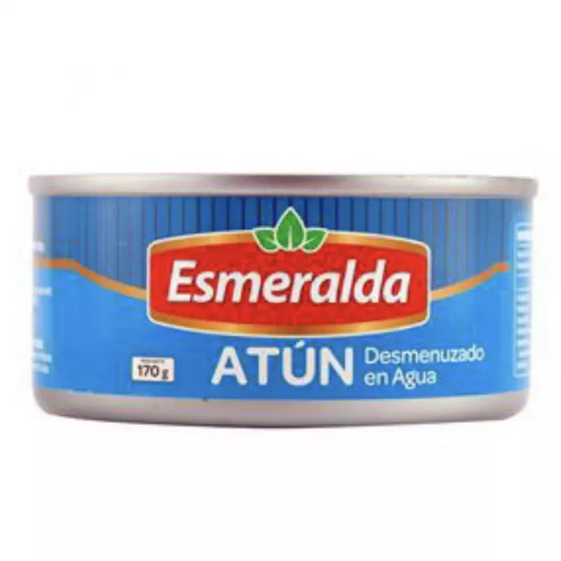 Atún desmenuzado Esmeralda en agua