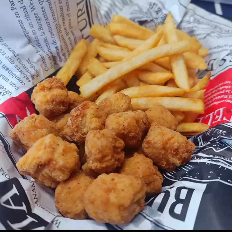 Chiki Pops + papas fritas