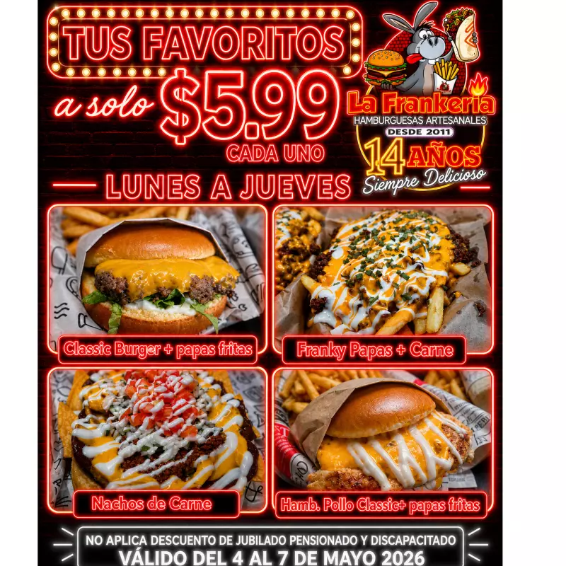 Tus favoritos a solo $5.99