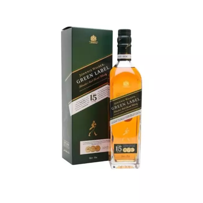 WHISKY GREEN LABEL 750 ML