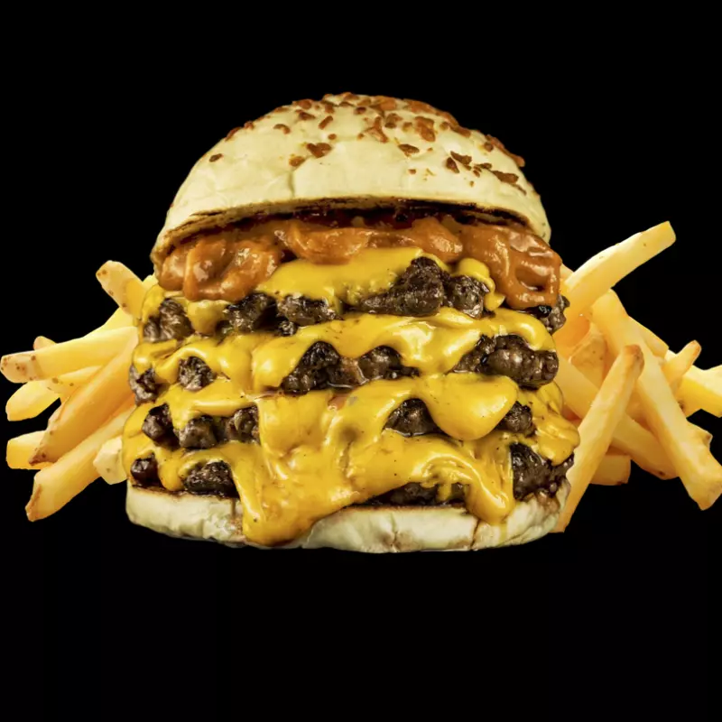 Buenarda Cuádruple + Papas Fritas