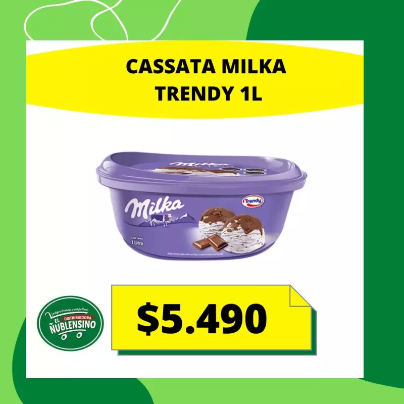 Cassata milka trendy 1L
