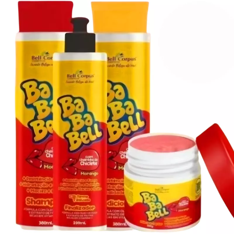 Kit Bababell Morango / 4 ITENS