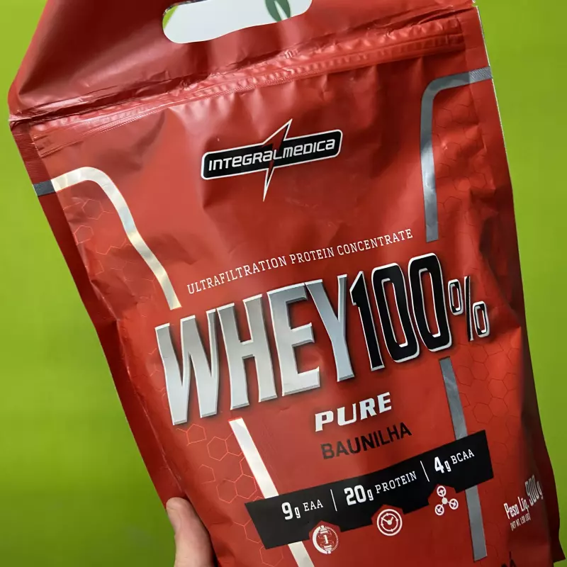 Whey Int Médica 100% Refil Baunilha