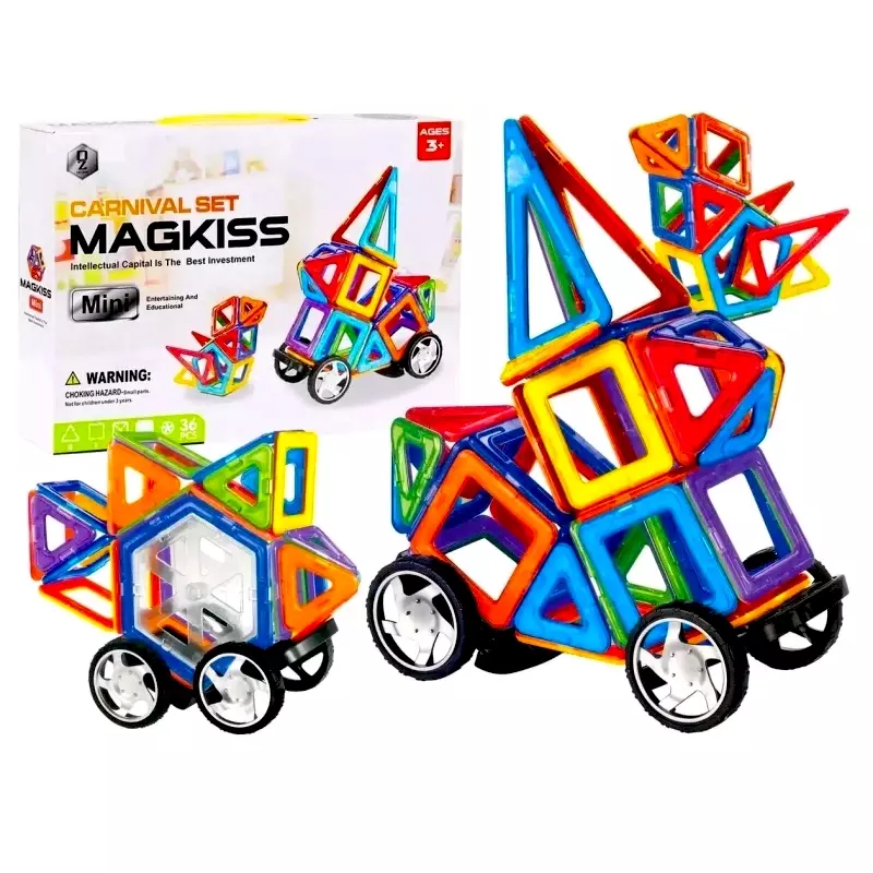 Bloques Magnéticos 36 Piezas Mini