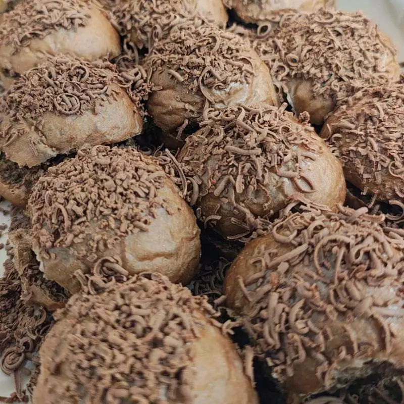 Pãozinho delícia chocolate recheado