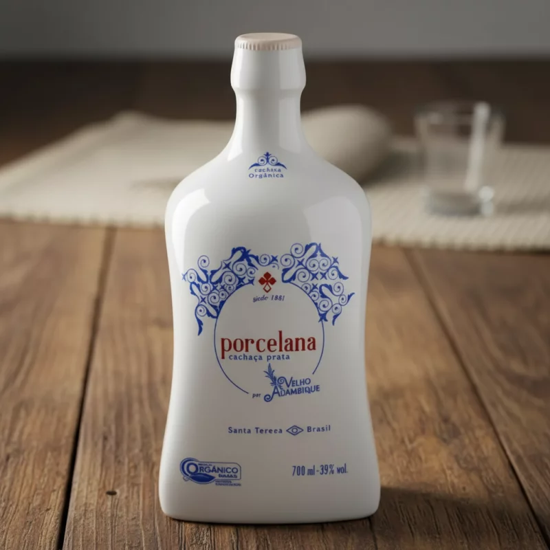 CACHAÇA PORCELANA PRATA Velho