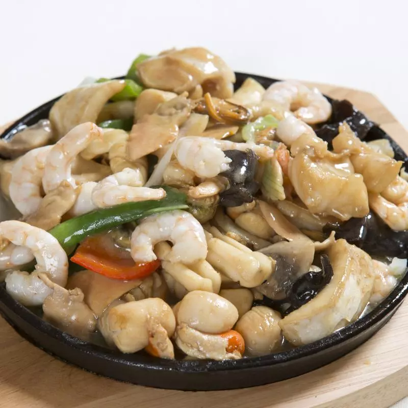 Tepan Xiu de Mariscos Surtidos