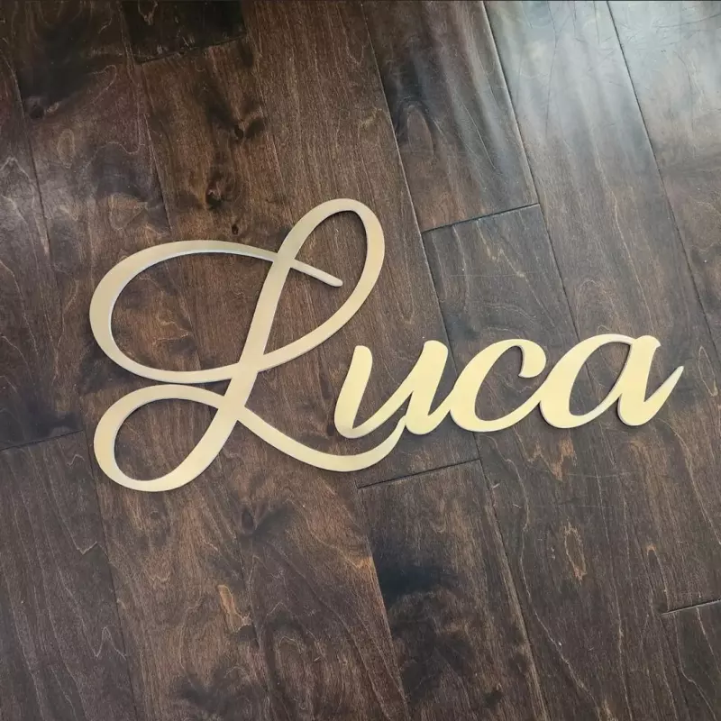 Letrero para fondo de mesa de pastel