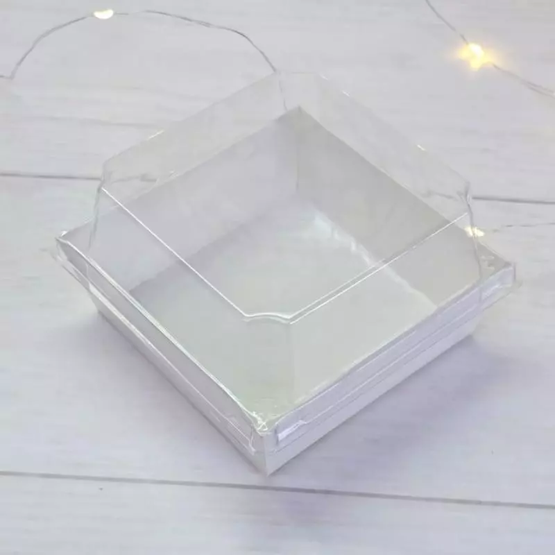 Contenedor cuadrado pequeño blanco