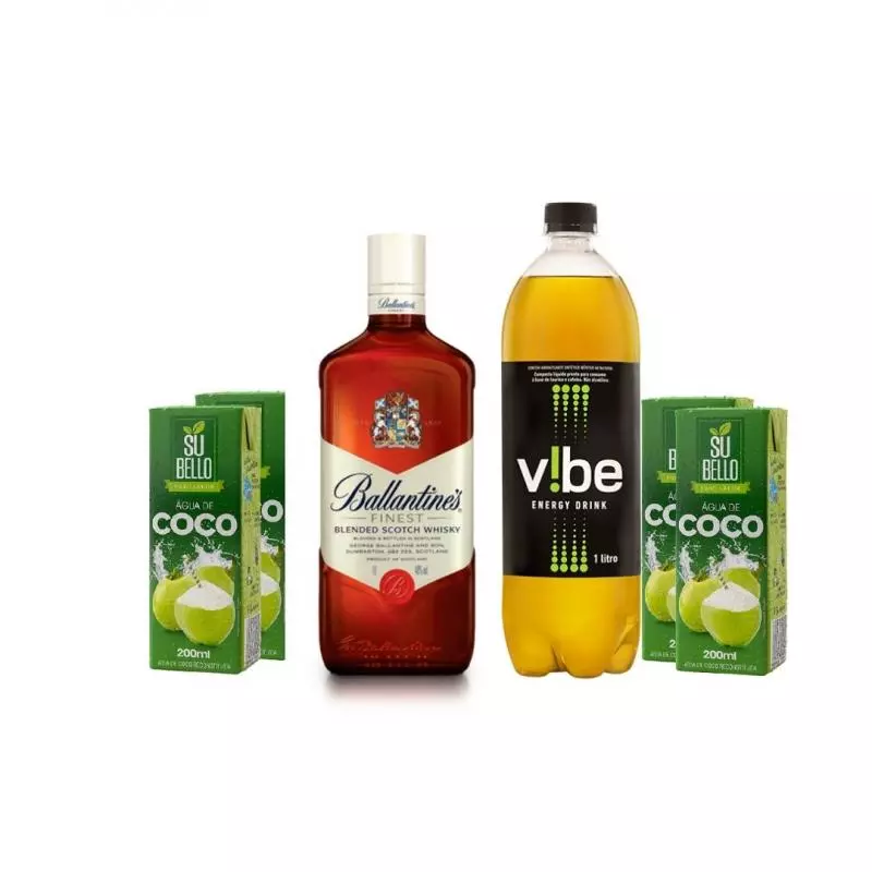 Ballantines Finest 1L + Tsunami/Vibe