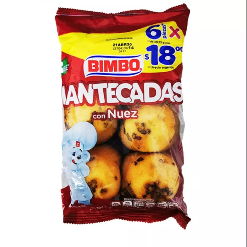 Mantecados con nuez