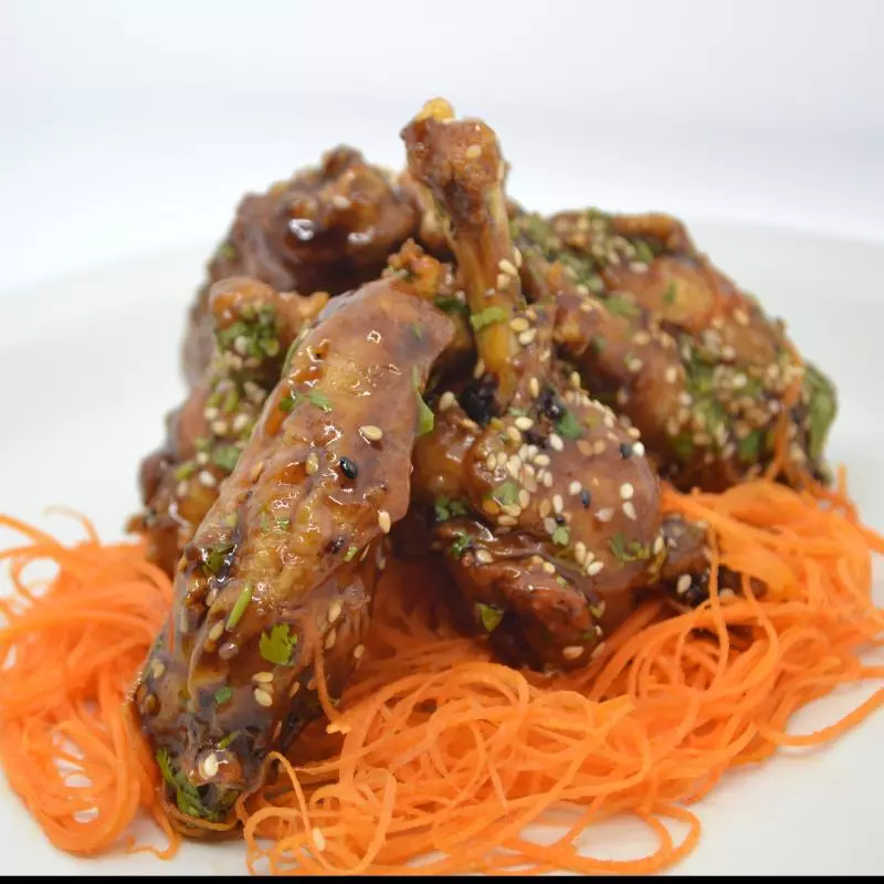 Alitas teriyaki