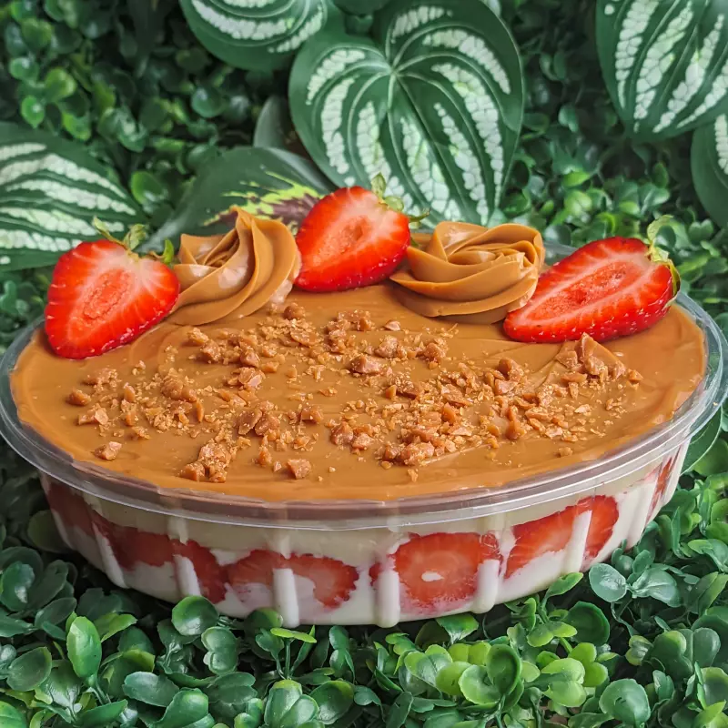 Bombom de morango c/ doce de leite P