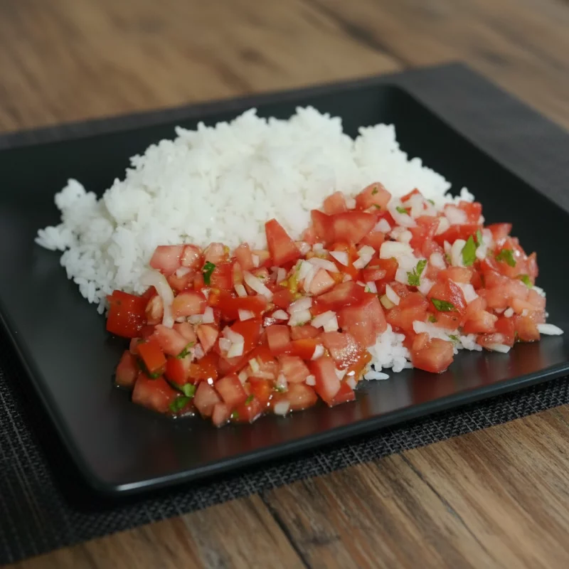 ARROZ E VINAGRETE