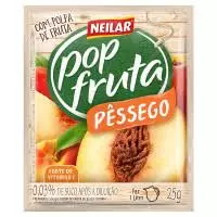 REFRESCO POP FRUTA PÊSSEGO 25G