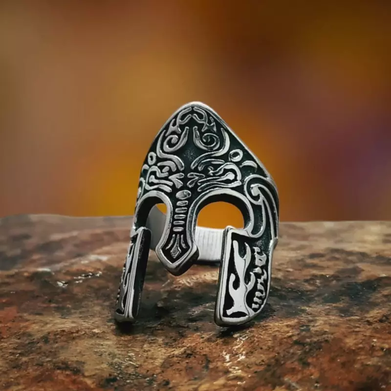 Spartan Helmet Ring