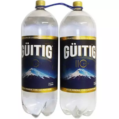 GUITIG AGUA MINERAL CON GAS 3000ML