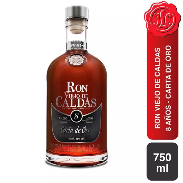Ron Viejo de Caldas 8 Años x 750 ml