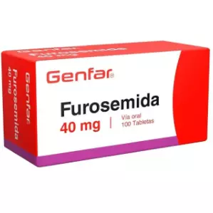 FUROSEMIDA 40MG 100 TABLETAS
