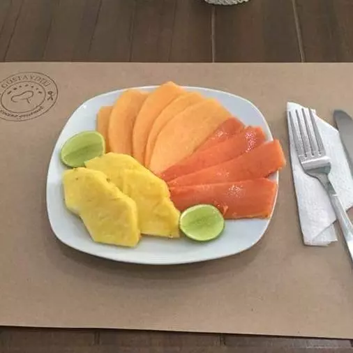 Plato chico de fruta