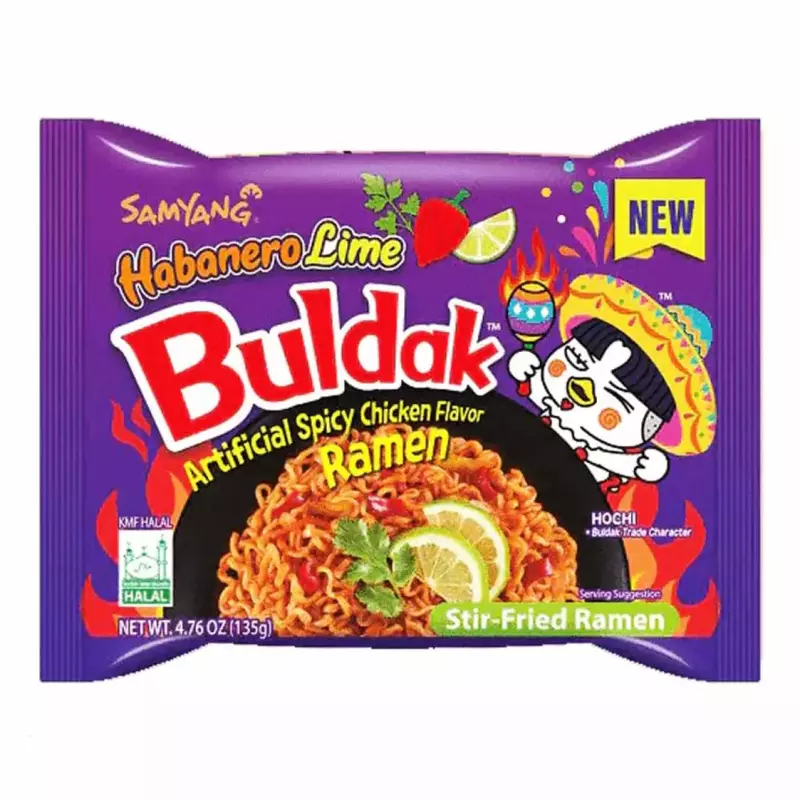 Buldak Habanero Lime