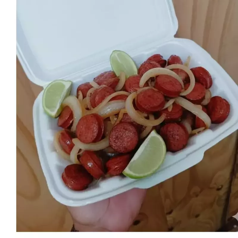 Porção de linguiça calabresa
