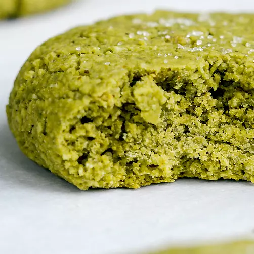Galletas matcha, limón y almendras