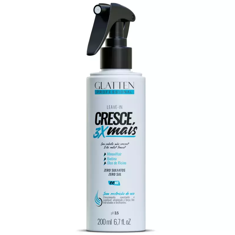 Glatten Leave-in Cresce 3X - 200ml