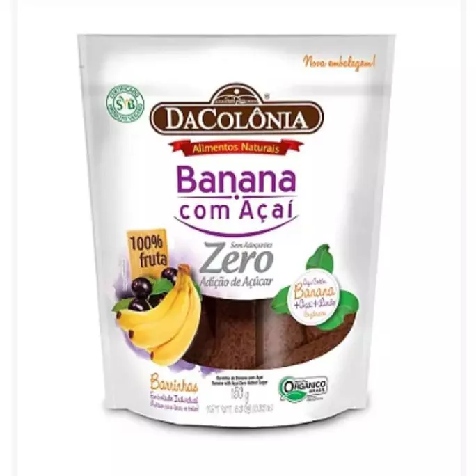 Barra de Banana c/ Açaí Sem açúcar