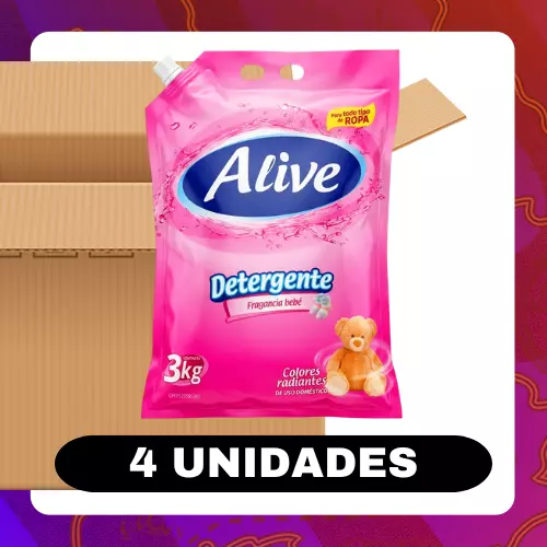 Bulto Alive Detergente Bebé 3kg