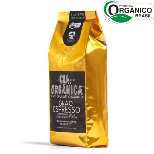 Café Orgânico em Grãos Cia Org 250g
