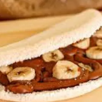TAPIOCA NUTELLA COM BANANA