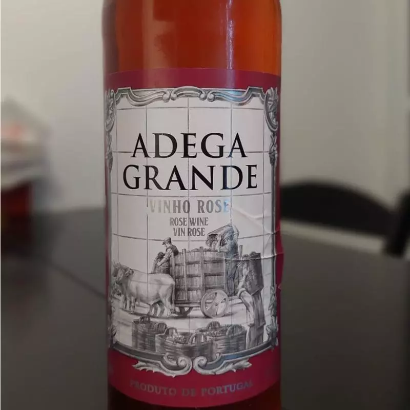 Garrafa Vinho Adega Grande Mesa Rosé
