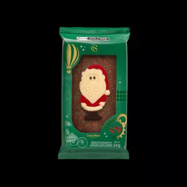Tablete Papai Noel de Natal 54g