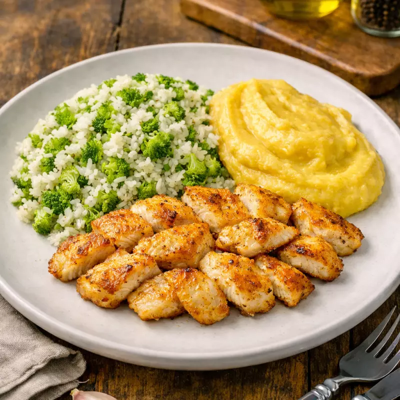 Iscas filé de tilapia assado 320g
