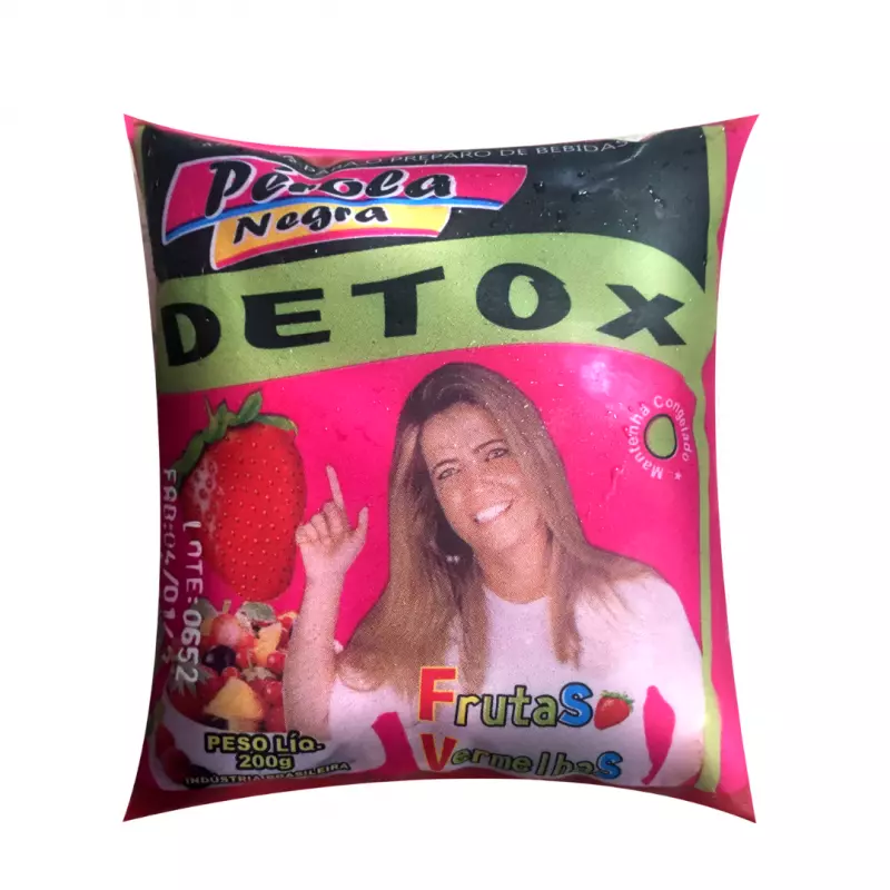 Detox Suco Vermelho Pérola Negra