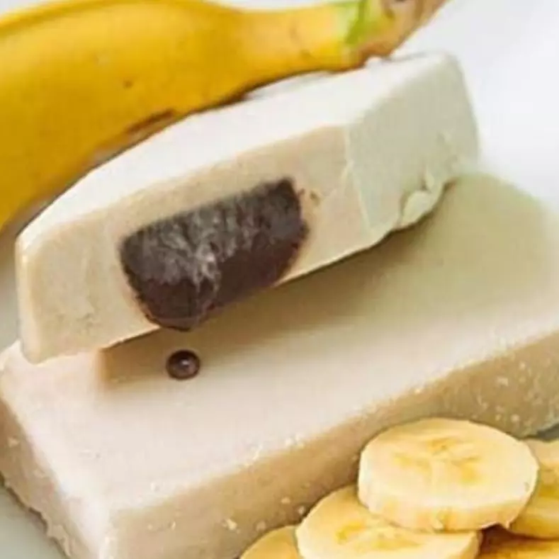Paleta banana com Nutella