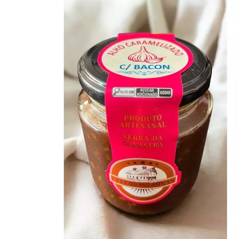 Geleia de alho caramelizado c/ bacon