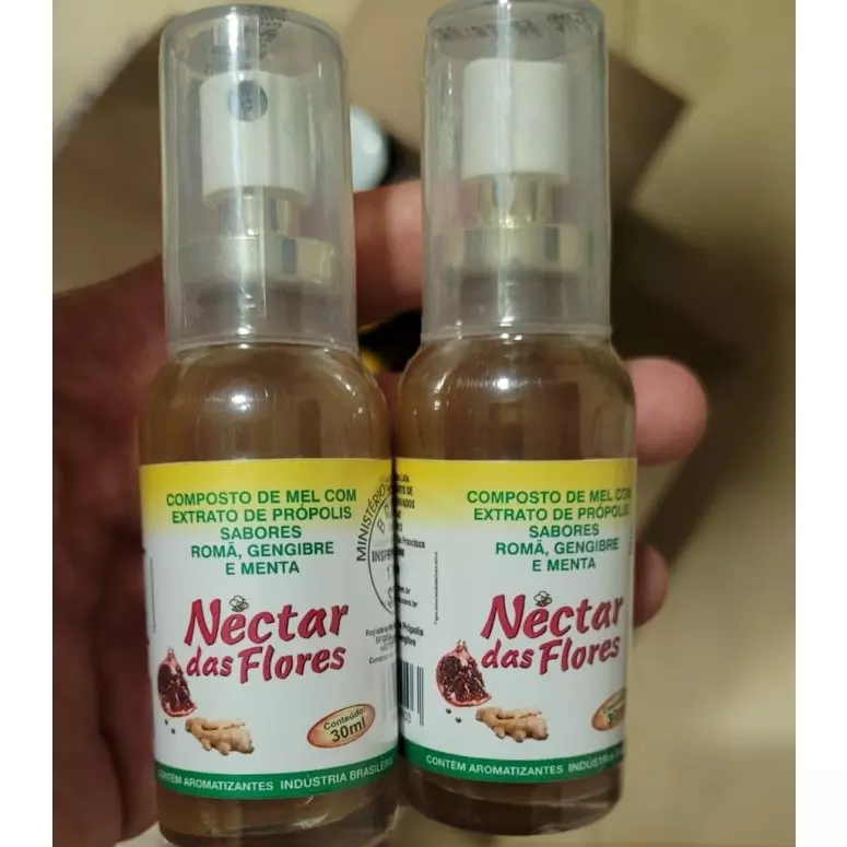 SPRAY DE PRÓPOLIS ROMÃ, GENGIBRE E M