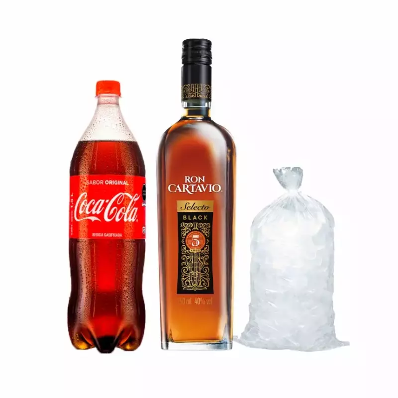 Pack CARTI SELECT BLACK 5 AÑOS 750ML