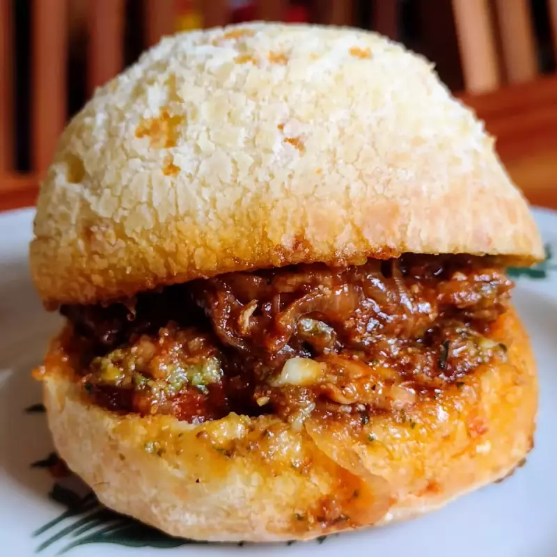 PÃO DE QUEIJO PERNIL AO BARBECUE